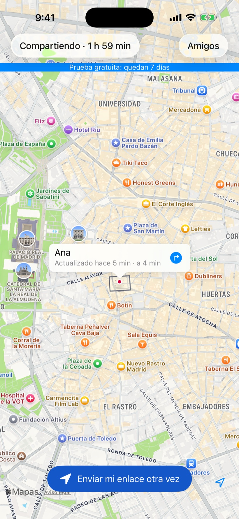 Familiares en el mapa de nowucme
