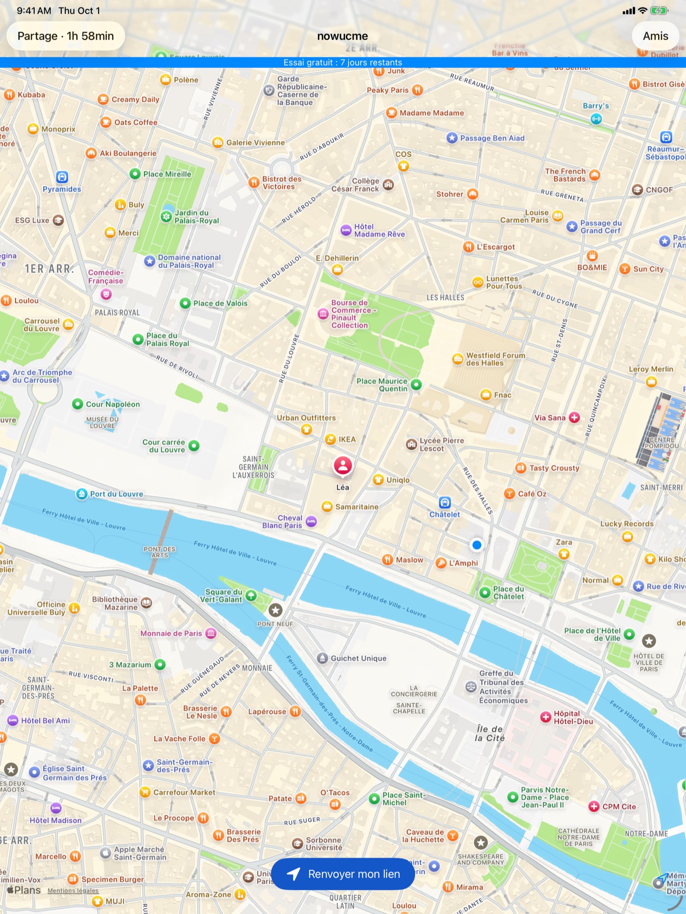 nowucme sur iPad